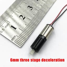 1pc Planetary Gear Motor 6mm DC 3V 1200RPM Coreless Gearbox DIY Robot Car Planetary Reduction Motor Electric Motors Gearmotors