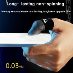 Mobile Game Accessories Durable Fingertip Cover for Creative Finger Sleeve with Storage for Case Sweatproof Auto Re