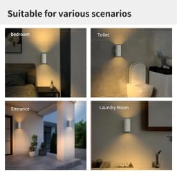 Rechargeable LED Night Light with Motion Sensor Wall Lamp 3 Light Modes Indoor Light Magnetic Staircase Light
