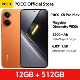 【World Premiere】Global Version POCO X8 Pro Max 8500mAh Smartphone Dimensity 9500s 6.83'' 1.5K 120Hz Ultra-Bright AMOLED Display