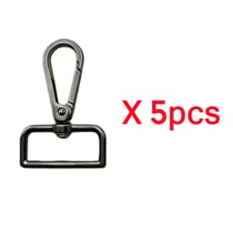 5-30pcs Metal Swivel Clasp Lobster Snap Hooks 16-38mm Dog Collar Buckles Key Belt Clip Bag Strap DIY Accessories