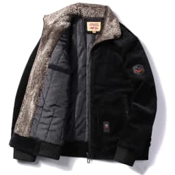 Solid Color Cotton Jacket Men's Winter Plus Velvet Jacket Corduroy Tooling Casual Parka Korean Fashion High Quality New Jackets