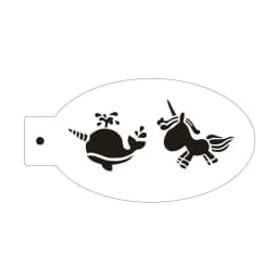 PET Stencil For Face Body Face Painting Paint Reusable Templates For Body Arts Cosplay Halloween Christmas Party