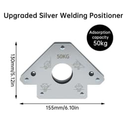 25/50/75KG Welding Positioner Electric Welding Auxiliary Tools Magnetic Iron Absorption Right Angle Magnet Bevel Angle Multiple