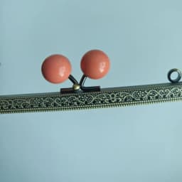 10pcs 20.5cm Big Candy Bead Metal Purse Frame Square Embossed Antique Bronze Lace Coin Purse Frame Kiss Clasp Accessory