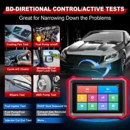 2026 NEW KINGBOLEN K8 Pro Bi-Directional Scanner Full Systems Diagnostic Scan Tool,34 Reset ECU Coding, lifetime free update