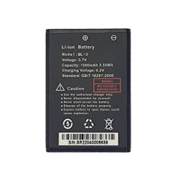 2PCS BAOFNEG UV-3R Battery BL-3 1500mAh 3.7V Compatible With Walkie Talkie BF-R5 BF-C50 BF-T6 Two Way Radio UV3R Li-ion