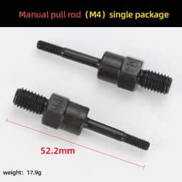 BT-606 BT-605 BT-607 BT-609 BT-610 Manual Rivet Nut Gun Part Rivet Head Screws Pull Rod Accessories For M3 M4 M5 M6 M8 M10 M12