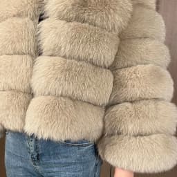2026 Real Fox Fur Coat Women Winter Warm Luxury Natural Raccoon Fur Jacket Detachable Sleeves Female Vest Furry Coats