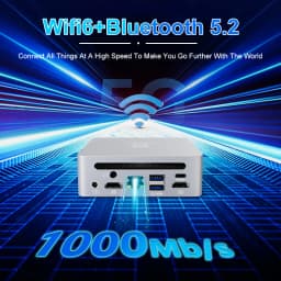 GenMachine AMD Ryzen 7 5800H Windows 11 MINI PC DDR4 16/32GB 256/512GB SSD WIFI6 RTL8852, BT5.2 PC Gamer Diy Gaming Computer