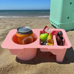 EVA Bag Top Storage Tray Outdoor Camping Cup Organizer Holder Rack Travel Phone Storage Lid Waterproof Beach Soft Cover Divider