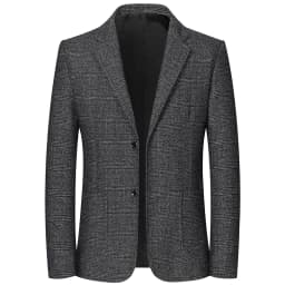 Men's Retro Plaid Suit 2025 High Quality Spring Autumn Leisure Fashion Handsome Business Ironing Top Coat