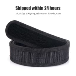 VATLTY 3.8cm Tactical Inner Belt for Men Premium Nylon Rigid Hook & Loop Straps 95cm to 135cm Unbuckled Belt No Buckle Waistband