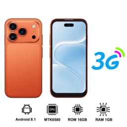SERVO Unlocked Pocket Smartphone Android 8.1 3G WCDMA Dual SIM Face Unlock WiFi GPS 3.75" Screen Mini Mobile Phone Video Player