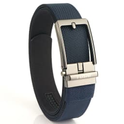 TUSHI Brand New 3.5 Wide Alloy Automatic Buckle Thickened Double-Layer Nylon Soft Mens Belt Versatile Casual Outdoor Pants Belt