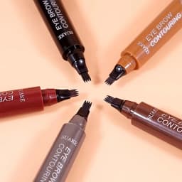 5 Colors Optional Beginner Eyebrow Pencil Long-Lasting Natural Eyebrow Pencil Female Delicate Eyebrow Makeup Student Gift