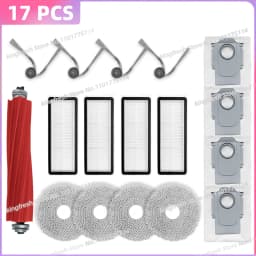 Fit For Roborock QR 798/ QR 598/ QV 35A/ QV 35S/ Qrevo L/ Qrevo L Pro/ Qrevo S Pro Parts Main Side Brush Filter Mop Cloth Bag