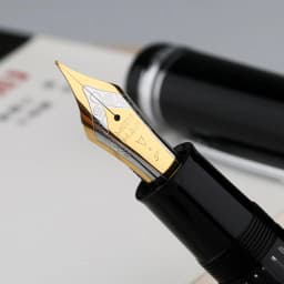MAJOHN Final Craftsman P141 Pen Metal Copper Piston Ink Absorption 8 # 40 Sun Tip, Dual Color Pen Tip Lightweight Resin Pen Body