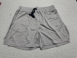 New Muscle Big Size Solid Color Sports Shorts Men's Quick Dry Marathon Running Three Thirds Fitness Beach Pants Quick Dry Mesh