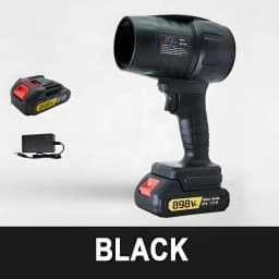 Powerful Air Blower Turbo Fan with Thrust 550g to Cleaning Fallen Leaves, Snow and Sand with 21V Makita-Style Battery