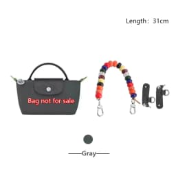 Colored Beading Bag Handle For Longchamp Mini Pearl Chain Bag Strap Shoulder Strap Bag Decoration Bag Replacement Accessories