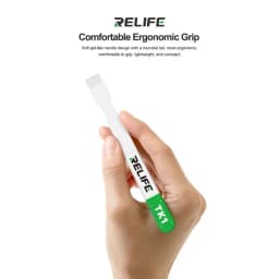 RELIFE TK1 Ceramic Tin Scraper Welding Non Magnetic Adsorption High Temperature Resistance Anti Oxidation BGA Stencil Repair