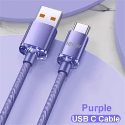 NNBILI 120W 6A Fast Charge USB Type C Quick Charge Cable For Samsung S23 Xiaomi 14 Huawei Phone Fast Charging Cable Data Cables