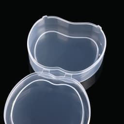 1/5pcs Rectangular and Apple Shaped Plastic Transparent Storage Portable Sealed Storage Box with Lid Jewelry Anti Oxidation Boxs
