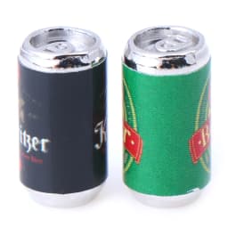 6pcs/Set Bottle Beer Miniatures For 1:12 Dollhouse Miniature Kids Play Toys