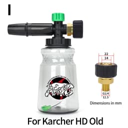 Pressure Washer Foam Lance Foam Nozzle Car Wash Foam Maker for Karcher Elitech Bort AR Bosch Michelin Pressure Washer