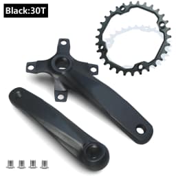 104BCD Bicycle Crank Sprocket 152/165/170mm Square Hole MTB Bike Crankset 30T 32T 34T 36T 38T 40T 42T Single Speed Chainring