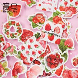 46pcs Misty Forest Decorative Stickers Scrapbooking Labels Diary Stationery Album Phone Ins Scenery Journal Planner Accessories