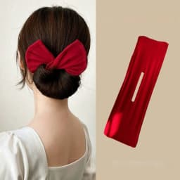 Women's Adjustable Bow-shaped Hairpin Device Sweet and Lovely Hairpin Fast Hair Bun Hair Styling Tools Braid Hair Accessories