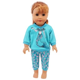 15 Styles Pajamas & Nightgown Cute Pattern Fit 18 Inch American Doll & 43Cm Baby Doll For Generation Accessories Girl's Toy