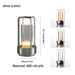 GGbingo Nightlight Rechargeable Led Cordless Table Lamp Desk Lamps Camping Atmosphere Light Restaurant Bedside Night Light