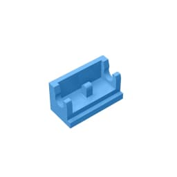 MOC PARTS GDS-829 Hinge Brick 1 x 2 Base compatible with lego 3937 pieces of children's toy Assembles Building Blocks Technical