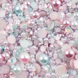 10g Mix Size Jelly Resin Flatback Rhinestone AB Imitation Pearl Beads For Nail Art DIY Cup Crafts Decor