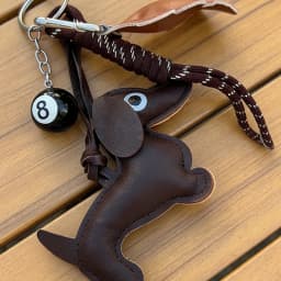 Cute Dachshund Keyring Bag Five-pointed star Pendant Ball Suitable For Mobile Phone Bag Pendant Accessory Keychain Couple Pendan