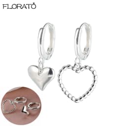 925 Sterling Silver Needle New Star/Moon Small Hoop Earrings for Women Exquisite Crystal Pendant Earrings Fashion Jewelry Gift