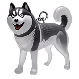 Clear Pet Hair Keychain Cute Dog Fur Keepsake Holder Creative Transparent Pet Hair Memorial Collection Pendant For Dog/Cat