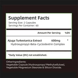 Turkesterone Supplement - Increase Endurance, Promote Muscle Growth and Recovery, Improve Athletic Performance, Enhance Energy