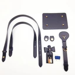 DIY Crochet Bag Making Kit Bag Base Bottom with Handle Extension Shoulder Straps Hardware Accessories for Knitting Tote Handbag