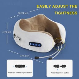 2025 Electric Neck Massager Vibration 3D Kneading Shiatsu Back Massage U Shaped Pillow For Shoulder Cervical Pain Relief Fatigue