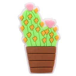 1pcs PVC Shoe Charms Buckle Hat Cactus Succulent Tree Potted Lily Kiwi Sandals Shoes Decoration Fit Wristbands Accessories