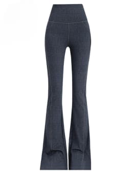 2024 Denim Women's Pants Micro Flared High Waist Abdomen Leggings New in Summer Stretch Sports Fitness Yoga Casual Pants Jeans