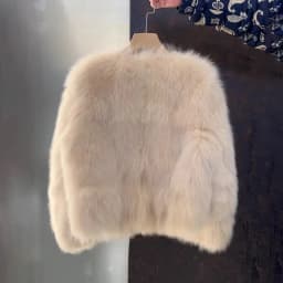 2026 Autumn Winter Environmentally friendly New Imitation fox fur grass Coat Women's Korean version Thick Loose Short Coats