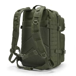 Men 45L Tactical Hiking Backpack Molle Mountaineering Water Resistant Outdoor Camping Trekking Backpacking Bushcraft Travel Rucksack Bug Out Bag Survival Emergency Large Capacity Climbing Cycling Daypack Women Durable Wear Resistant Trail Camp Hikers