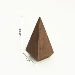Walnut Wood Jewelry Display Stand Vintage Ring Earring Display Tray Velvet Lining for Jewelry Photography Shop Counter Display