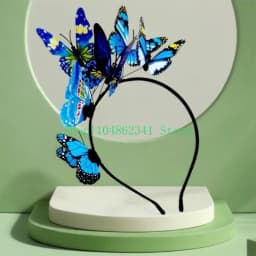 Butterfly Themed Hairband Party Costume Hair Accessory Party Headwear Suitable for Halloween Cosplay Garden Weddings