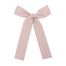 Long Tail Linen Hair Bow Clips for Little Girl Kids Mom Women Ponytail Knot Bows Alligator Clip Hair Accessories
